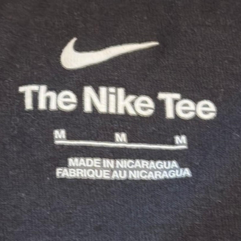 Nike Denver Nuggets T-Shirt Men's UK Size M Black Crew Neck