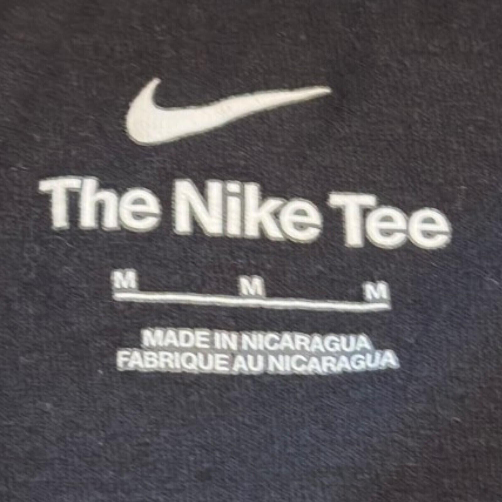 Nike Denver Nuggets T-Shirt Men's UK Size M Black Crew Neck