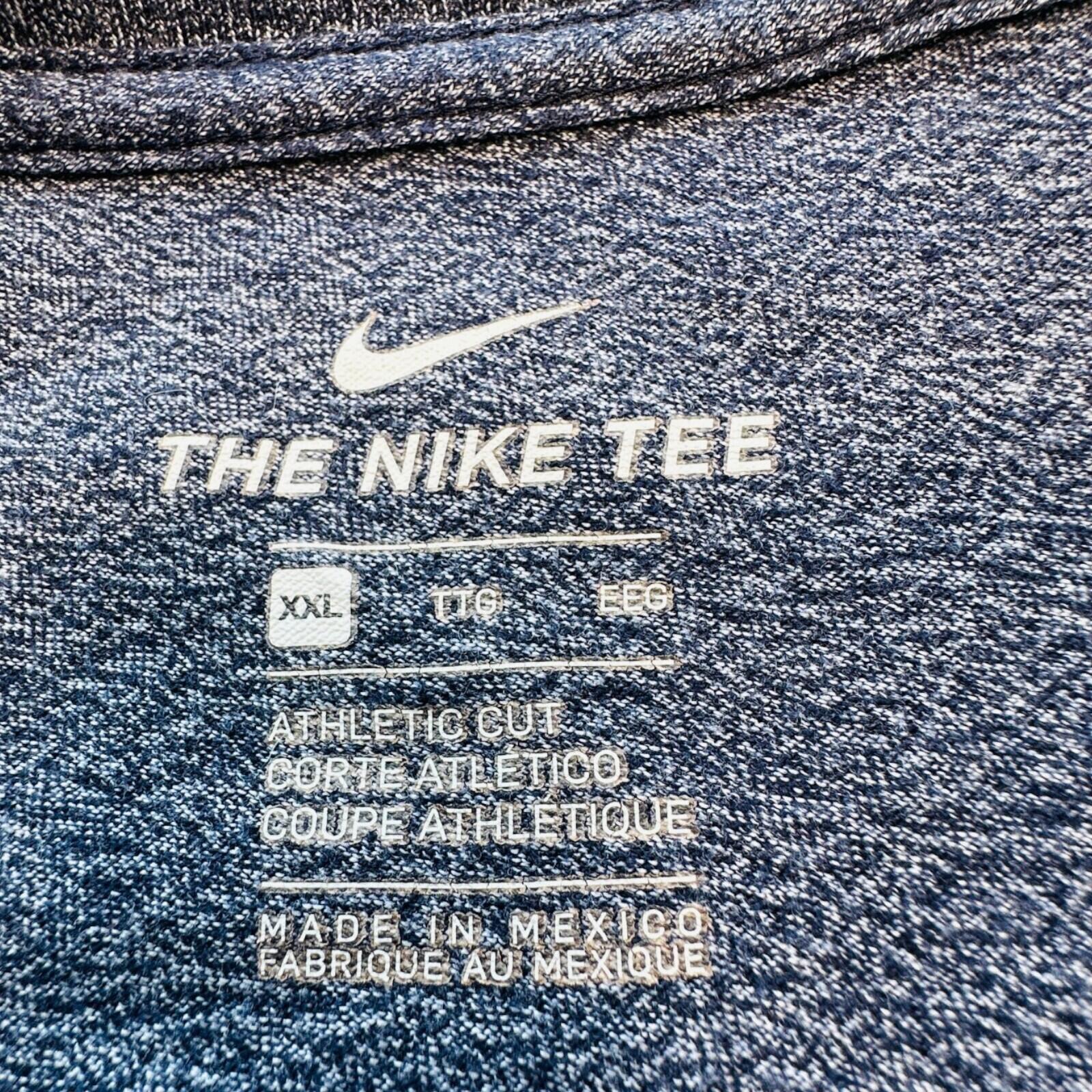 Nike Tigers T-Shirt Men's UK Size 2XL Grey Long Sleeve