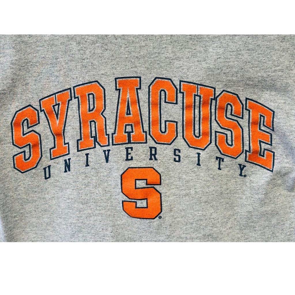Champion Syracuse T-Shirt Men's UK Size S Grey Short Sleeve