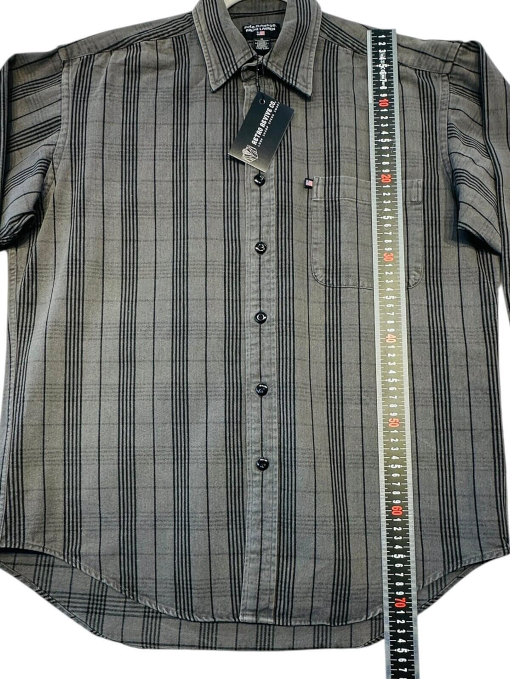 Polo Jeans Co Ralph Lauren Shirt Men's UK Size M Grey