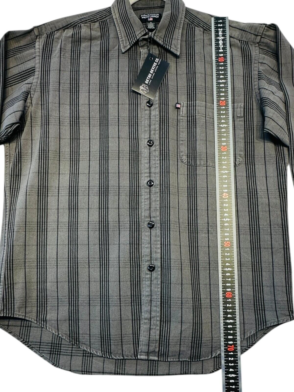 Polo Jeans Co Ralph Lauren Shirt Men's UK Size M Grey