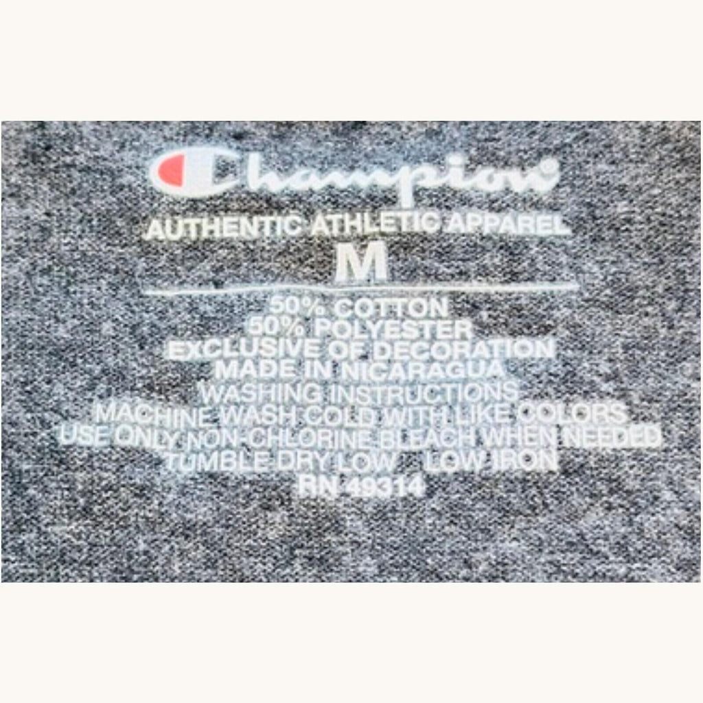 Champion Temple vs Navy T-Shirt Men's UK Size M Grey