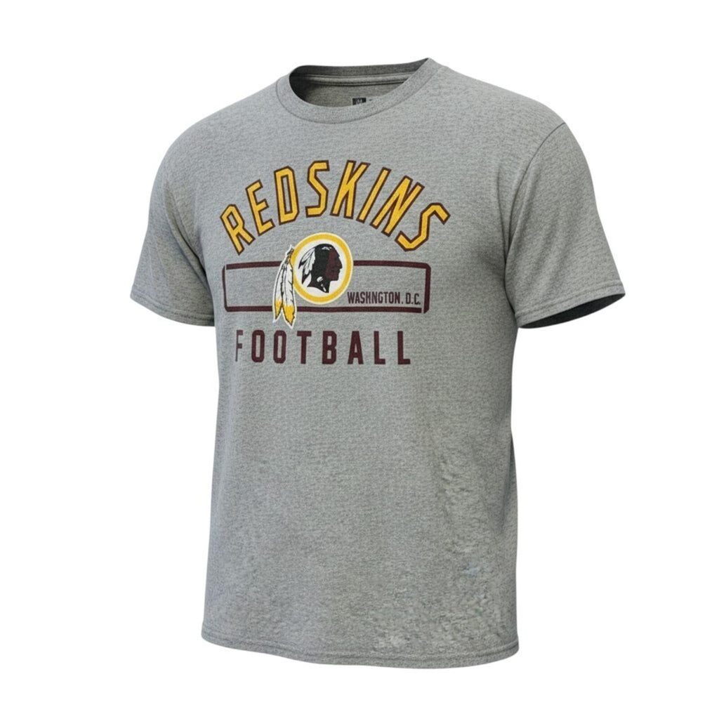 NFL Redskins T-Shirt Men's UK Size L Grey Graphic Print