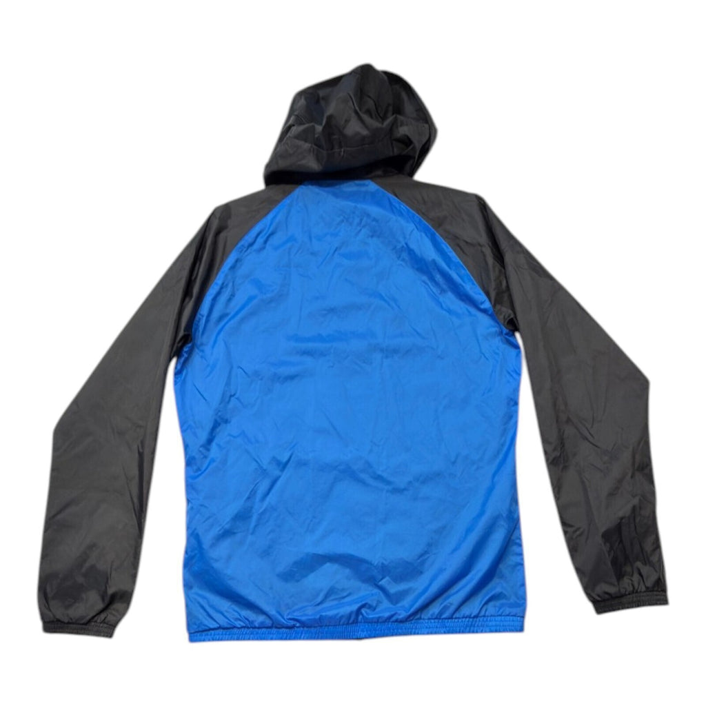 PUMA blue rain jacket full zip with Wigan Athletic logo and long sleeves.
