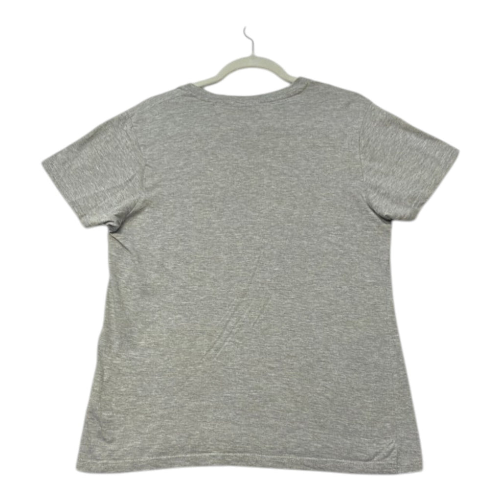 Lee Cooper grey t-shirt short sleeve crew neck with embroidered logo detail.